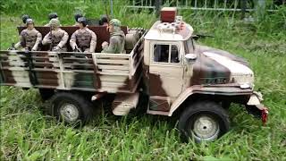 WPL B36, JJRC Q61 ZIL 157 break to the pyramid on part 2.