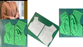 HOW TO MAKE A HIDDEN BUTTON PLACKET - 1