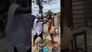 TRADITION⚔️: Spiritual Cleansing Bath by the Ga Tribe in Ghana who migrated from Nigeria 🇳🇬❤️🇬🇭