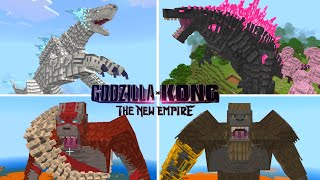 Godzilla X Kong The New Empire All Monsterverse Creatures Addon in Minecraft PE