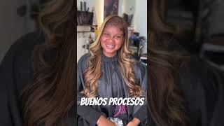 Malos y buenos procesos con lace fron #extensiones #hair #hairstyle