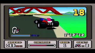 Stunt Race FX (1994) - SNES - 2 Hour Gameplay 2 Minute Review