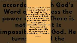 Have Faith in God#journeythroughword #shortsviral