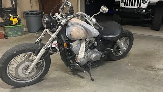 Honda Shadow Custom Bobber Build Pt. 1