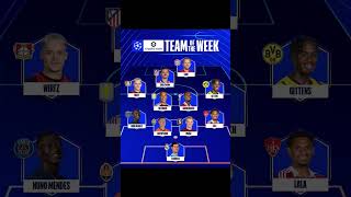 UEFA Champions League best 11 of the week announced #uefachampionsleague #realmadrid #bayernmunich