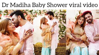 Dr Madiha Godh Bharai Rasam||Baby Shower viral video #madisan #trendingvideo #babyshower