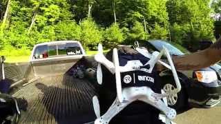 Airborne bicycles Toxin Drone test shots 2014 Gopro Hero3 black