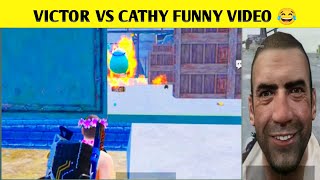 Victor vs cathy 🤣 jujutsu kaisen 🤣 BGMI MONSTER WA COMEDY SHORTS 😂😁😱