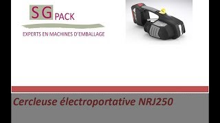 Cercleuse sur batterie modéle NRJ250