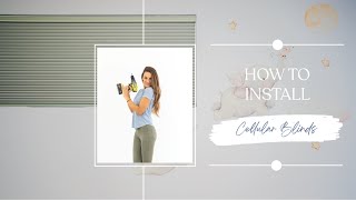 How to install cellular blinds