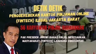 Detik-detik Penggerebekan Kantor Pinjaman Online Ilegal Jakarta Pusat 2021!