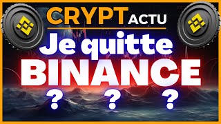 🚨Je quitte Binance ? L'avenir du Cross Chain avec ce projet ? Actu et Analyses Crypto