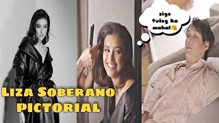 BEHIND THE SCENES QUEN TULOG SA KAKAANTAY SA PHOTOSHOOT NI LIZA SOBERANO FOR MEGA MAGAZINE | izyTV