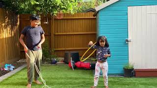 Skipping & Hula hoop challenge