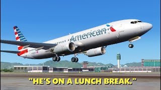 When ATC takes a "Lunch Break" in Flight Simulator X (Multiplayer)