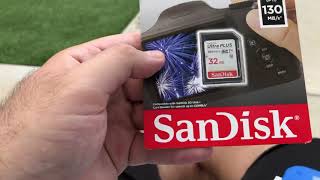 SANDISK ULTRA PLUS SD CARD ( UHS-I 32 GB SPEEDS UP TO 130 MB/S) UNBOXING