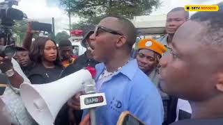 #endbadgovernanceprotests: Sowore Charges Protesters During #FearlessinOctober Protest In Lagos