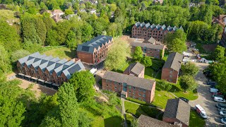 Drone video of the Pritchatts Park village construction site by Equans in Birmingham 24 May 2023