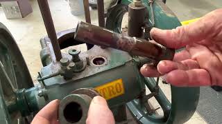 Removing valve lifters on a 6 hp Listeroid diesel engine