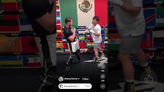 Canelo training Manny Pacquiao son #respect