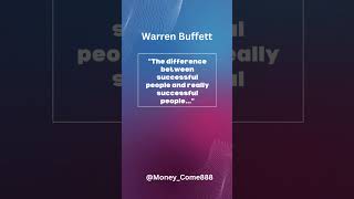 Warren Buffett: Success's Secret? #Entrepreneurship #lifelessons #sgorts