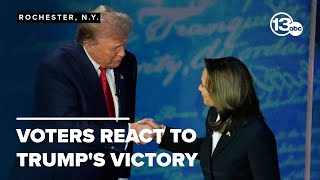 Voters react to Trump's win over Harris; some express shock, others ready for change