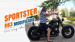 ✅ Nuevo SISSY BAR para 👉 Sportster 883