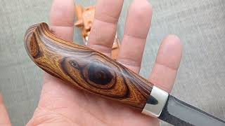 Finnish knife puukko ironwood Vanadis 8