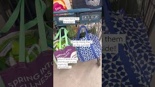 💡Grocery shopping at Aldi tip! ~ Aldi shopping tip ~ hang the bags #tipsandtricks #aldi #grocery