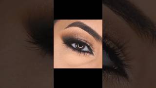 smokey glitter eye makeup| easy beautiful smokey shiny eye makeup #fashion #eyemakeup #smokeyeye