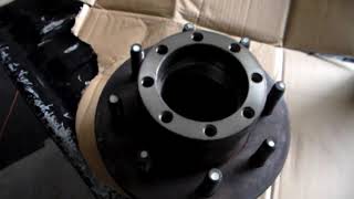 How to remove and replace a rear rotor 2001 dodge ram 3500 dually 3 of 4