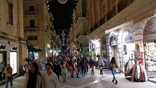 Valletta 4k Street walking