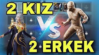 2 KIZ 2 ERKEK VS ATARSA ( MEYDAN OKUYAN VAR MI ? ) / Pubg Mobile