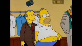 The Simpsons - Homer buys fat clothes