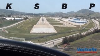 Piper PA28 Archer Landing at San Luis-Obispo