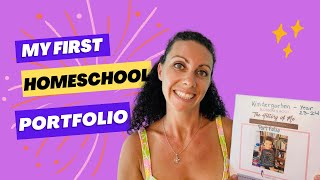 MY FIRST HOMESCHOOL PORTOFLIO | Record keeping for Hawaii | Flip-through | Kindergarten Year 23-24