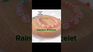 Rainbow bracelet #shortsfeed