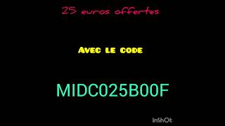 Birdee.co ...recevez  25 euros avec le code MIDC025B00F