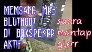 review merakit power mp3 bluthoot di box speker aktif