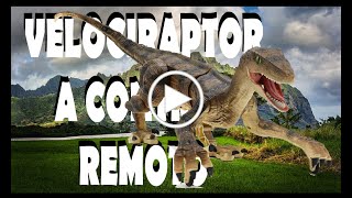 Dinosaurios Velociraptor Juguete con control remoto