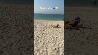 Beach vlog 💛💙