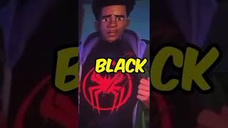 He’s black?! Spider-Man#shorts#milesmorales #spiderman #meme#comedy