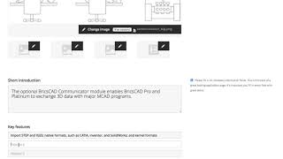 Bricsys Anwendungsdatenbank