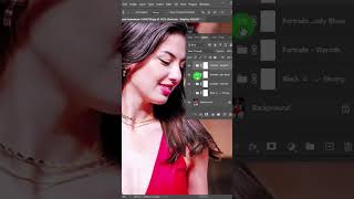 🔥 one click color correction in Photoshop #shorts #photoshopediting