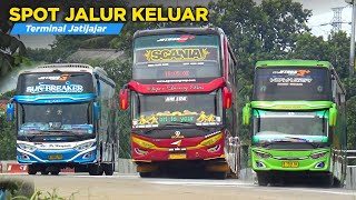 Spot Hunting Bus | Jalur Keluar Terminal Jatijajar