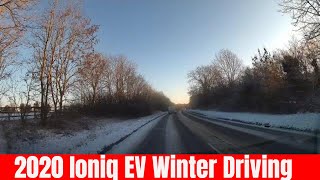 Winter Driving - Hyundai Ioniq Electric (EV) 2020