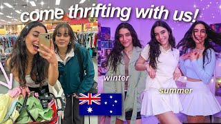 COME THRIFTING WITH US! ☆ outfits for summer & winter | Savers in Melbourne, Australia