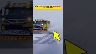 How powerful are the snowplows in germany?#inventions #knowledge #shortvideo #shorts