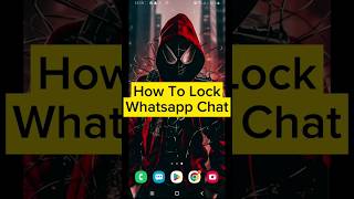 How to Lock Whatsapp Chat!😲 #shorts #how #viral