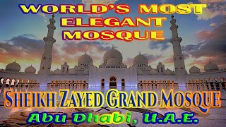 WORLD'S MOST ELEGANT SHEIKH ZAYED GRAND MOSQUE (VLOG #17)